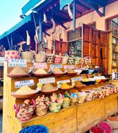 Visite des souks de la médina de Marrakech, avec jus de fruit à la Jamaâ El-Fna