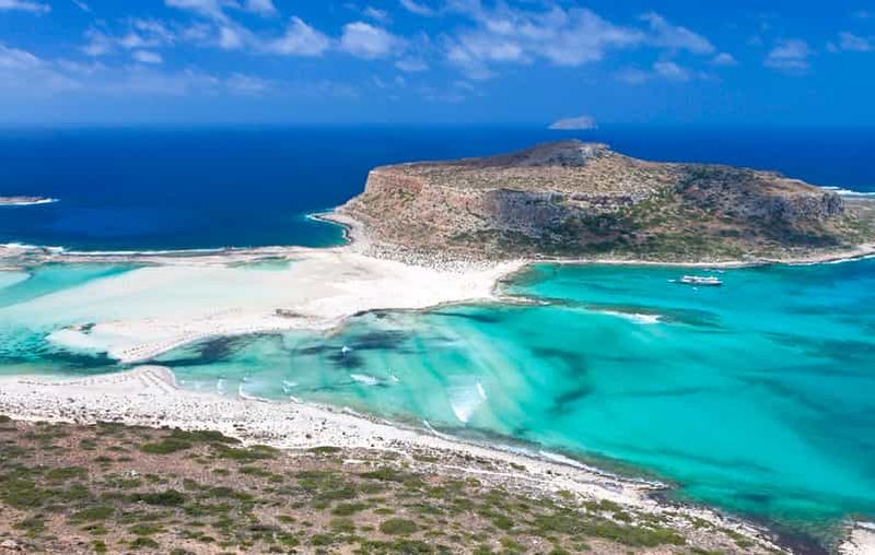 Région de Réthymnon : île de Gramvousa et Balos, billet de bateau en supplément