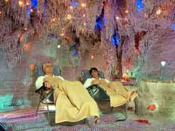 Budapest : Île Marguerite, traitement en grotte de sel 45 minutes