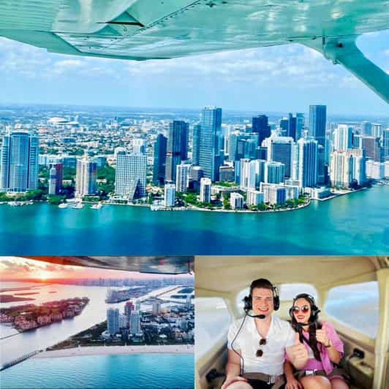 Miami : visite privée de 50 minutes en avion privé au-dessus de South Beach