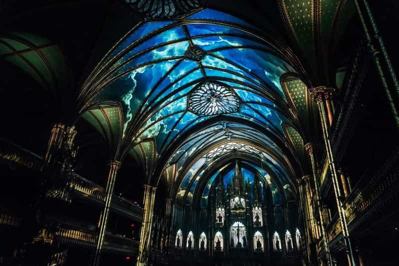 Montréal : Expérience AURA à la basilique Notre-Dame et croisière