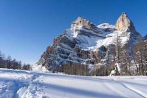 Randonnée d'une journée en raquettes à la découverte des Dolomites