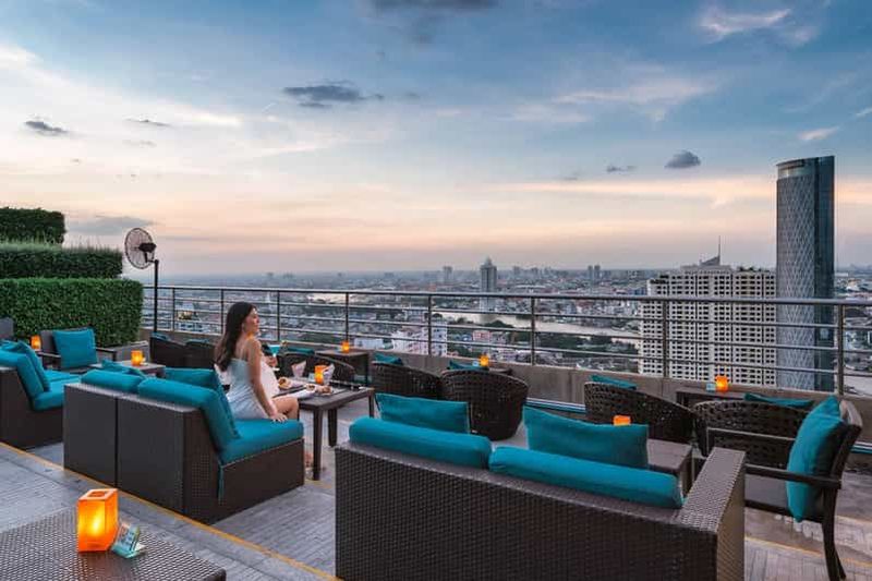 Bangkok : ThreeSixty Rooftop Bar au Millennium Hilton