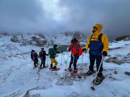 Lofoten : visite d'une demi-journée en raquettes à neige