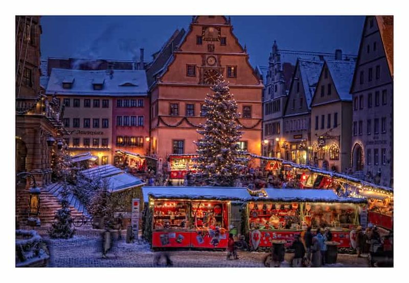 Rothenburg ob der Tauber et Würzburg : des moments romantiques à Noël