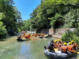 Rafting en famille dans le parc national du Pollino