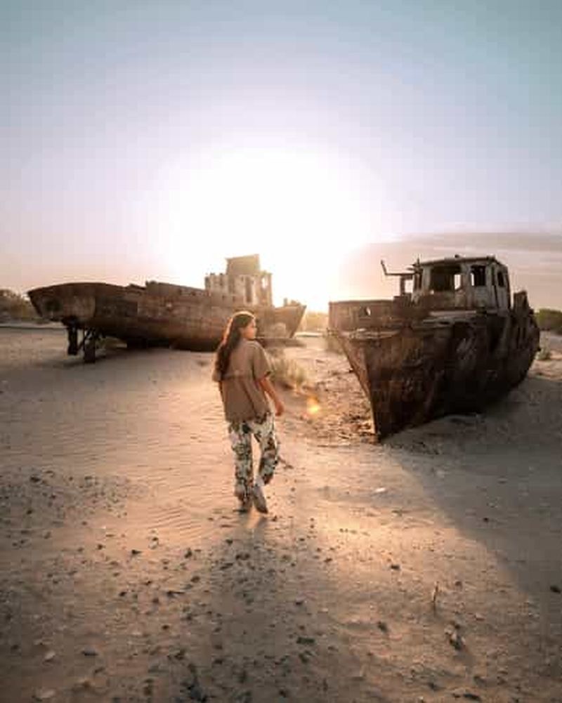 Au départ de Tachkent : visite d'une journée de la mer d'Aral avec vol