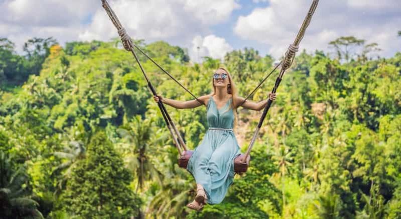 Ubud : forêt des singes, cascade de Tegenungan et rizières en terrasses