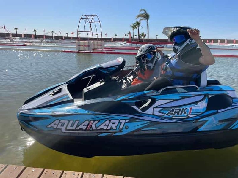 Au départ de Marrakech : Excursion d'une demi-journée en Aqua Karting et Quad Bike
