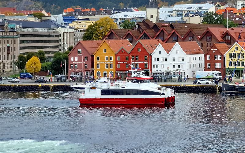 Croisière touristique City Sightseeing : Bergen, ville historique