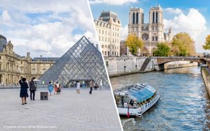 Combo :Billets d'accès horodaté au Musée du Louvre avec croisière sur la Seine