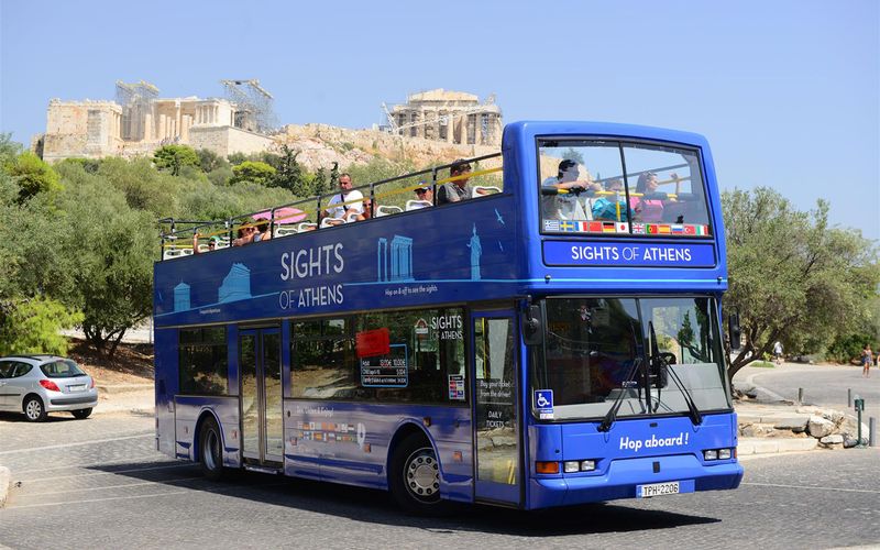 Tour en bus Hop-On Hop-Off à Athènes, Le Pirée et la côte