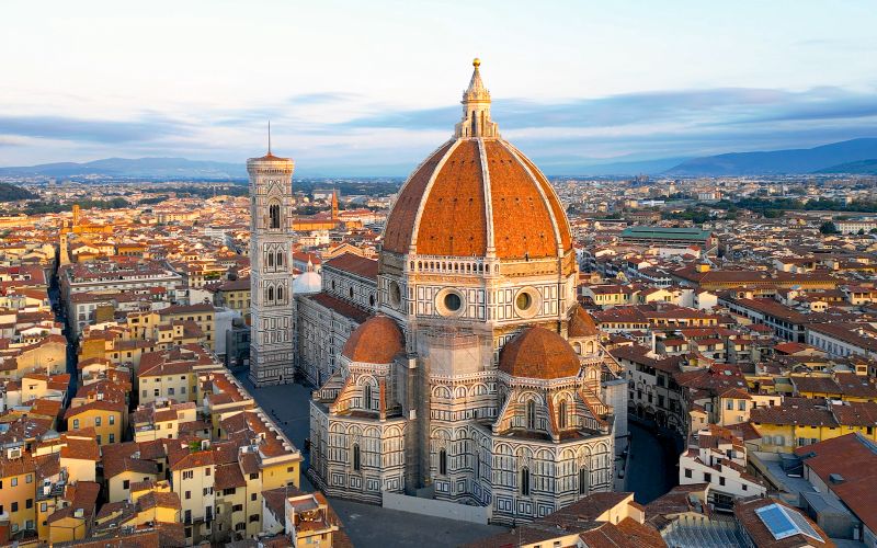 Cathédrale Santa Maria del Fiore avec ascension du dôme de Brunelleschi et du campanile
