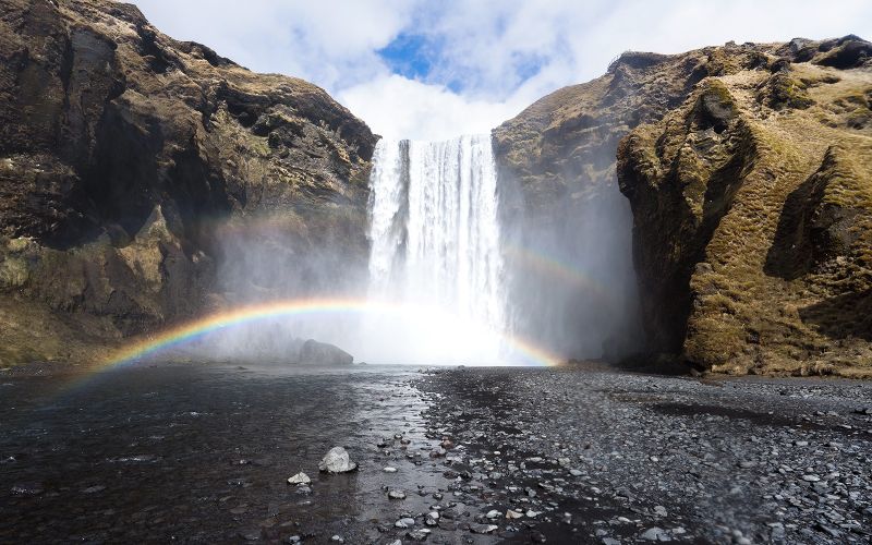 Circuit côte sud et aurores boréales : Sud de l'Islande : champs de lave, glaciers et plages
