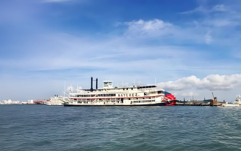 Croisière touristique de jazz sur le bateau à vapeur Natchez