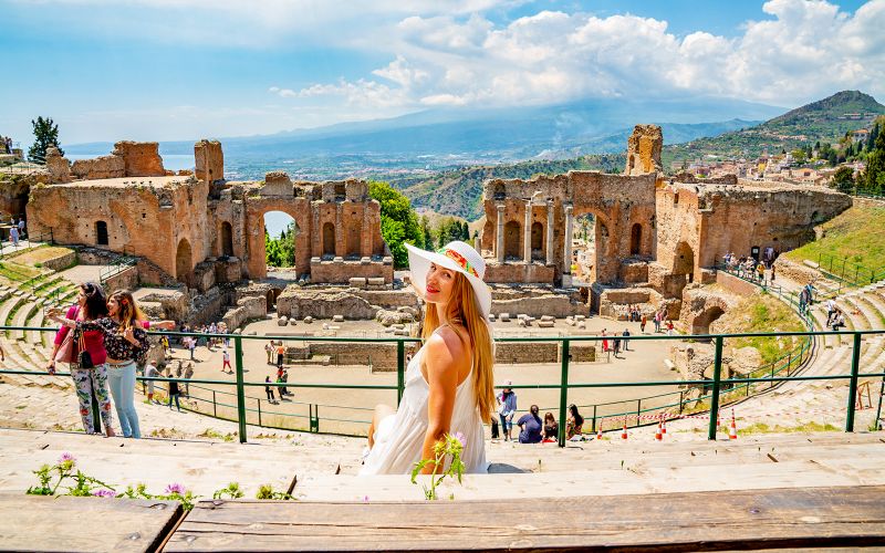 Billets pour le théâtre antique de Taormina avec audioguide