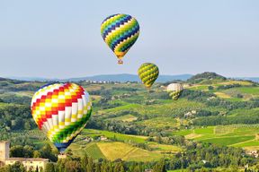 Vol en montgolfière au-dessus de la Toscane depuis Florence