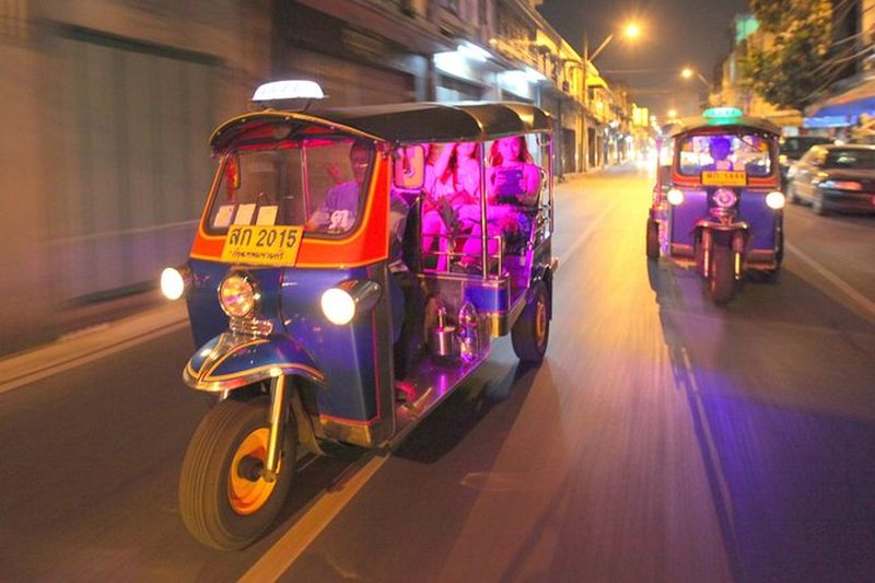Tour gastronomique de Bangkok en tuk tuk
