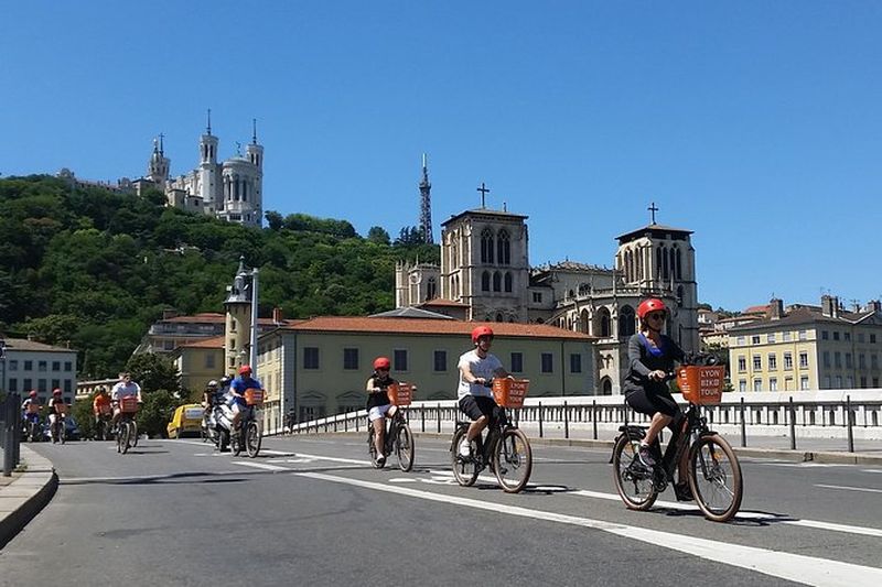 Balade à vélo à Lyon