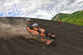 Tour privé de sandboard sur le volcan Cerro Negro de León