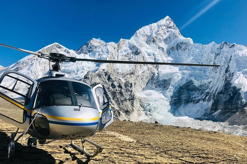 Vol en hélicoptère vers le camp de base de l'Everest