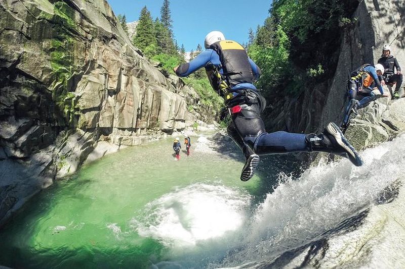 Expérience de canyoning à Interlaken