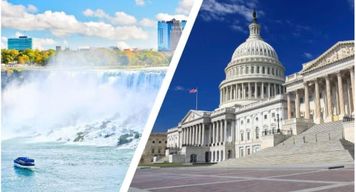 Offre New York : Excursion d'une journée aux chutes du Niagara + Excursion à Philadelphie et Washington