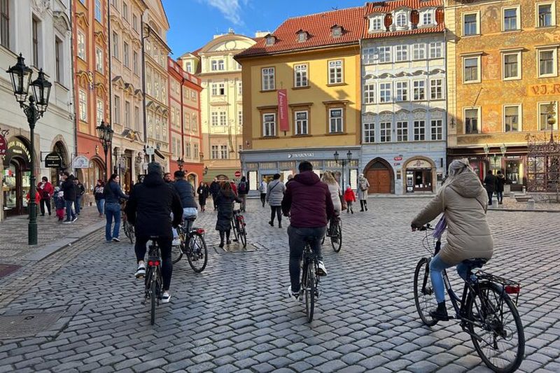 Balade à vélo à travers Prague