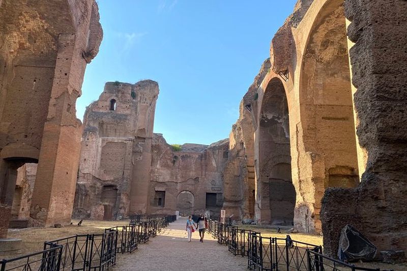 Visite privée des thermes de Caracalla et du Cirque Maxime à Rome
