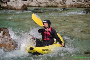 Excursion en kayak sur la rivière Soča à Bovec