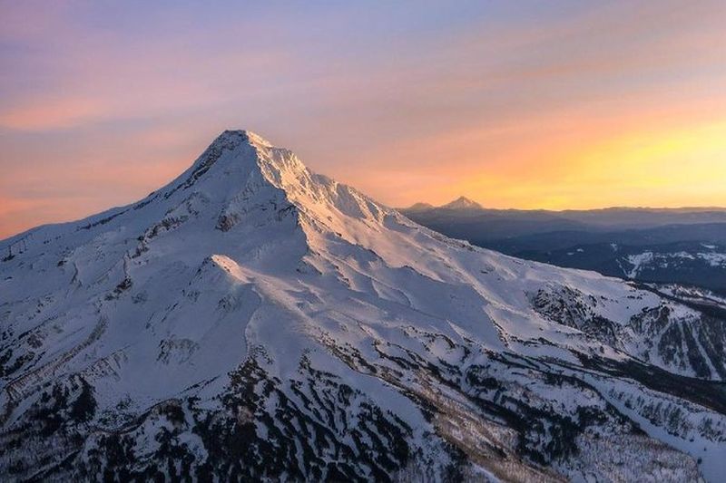 Vol en avionnette au-dessus des chutes du Columbia Gorge et du Mont Hood depuis Portland