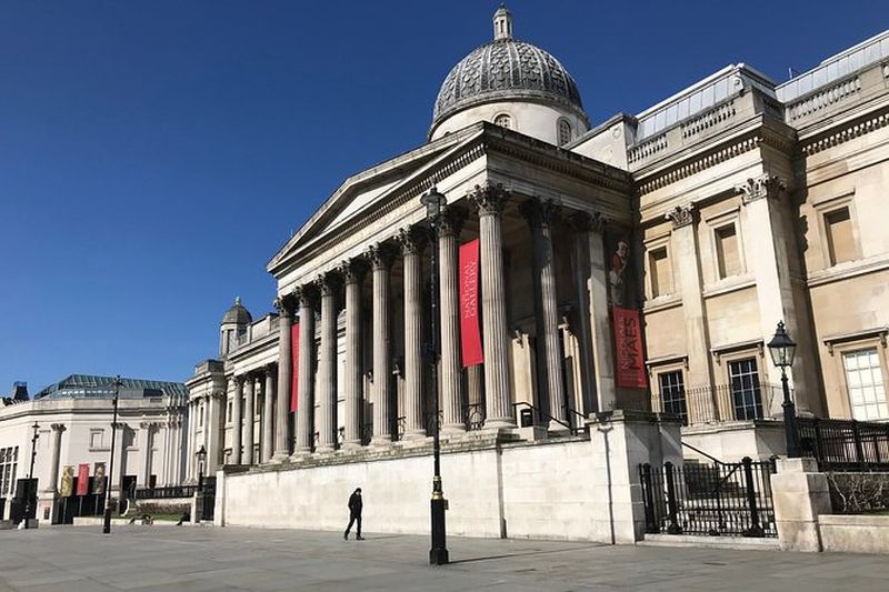 Visite guidée privée de la National Gallery de Londres avec prise en charge à l'hôtel
