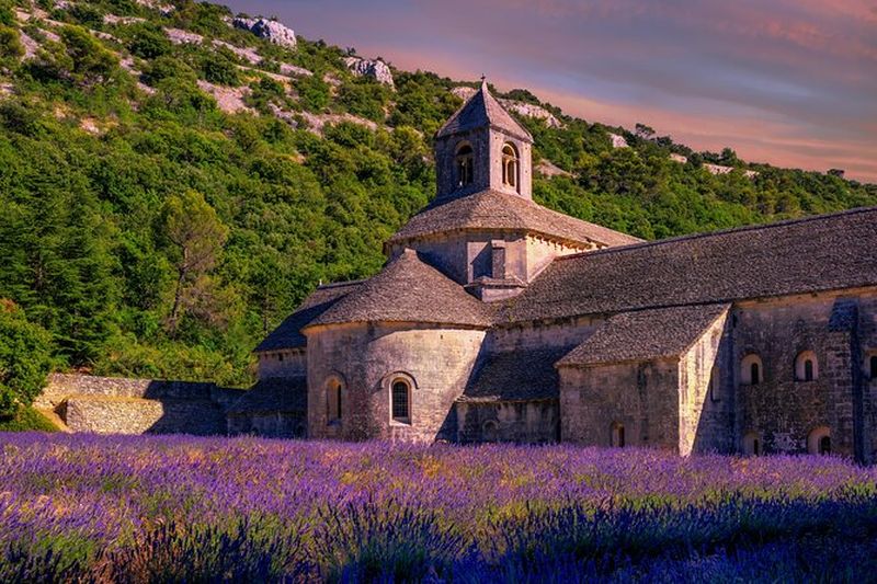 Excursion d'une journée complète sur la route de la lavande au départ d'Avignon