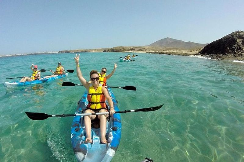 Tour en kayak et snorkeling à Lanzarote