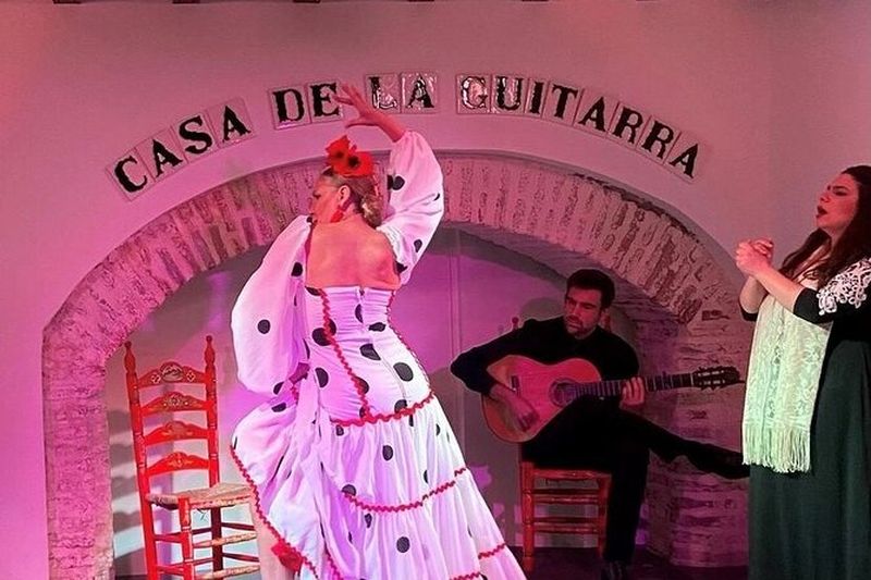 Spectacle de flamenco à la Casa de la Guitarra de Séville