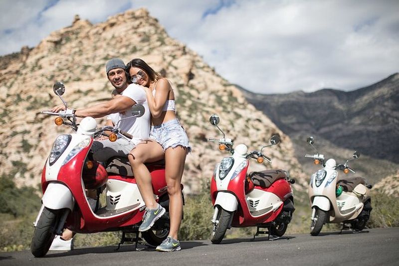 Balade en moto dans le canyon Red Rock depuis Las Vegas