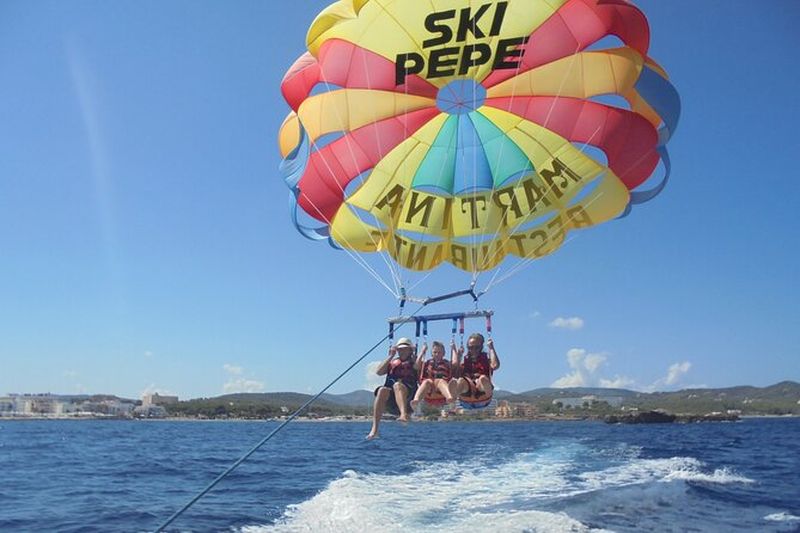 Expérience de parapente nautique à Ibiza