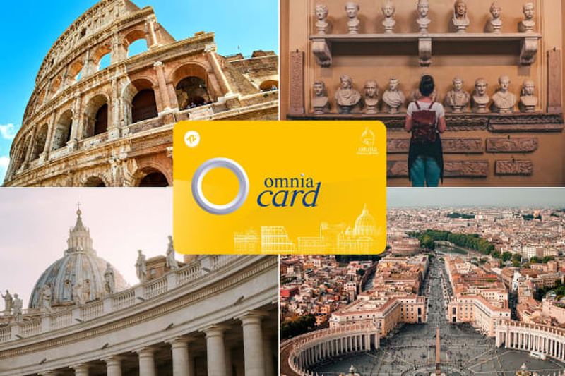 Omnia Card 72h et Roma Pass : Le meilleur de Rome et du Vatican + Transports publics et bus touristique