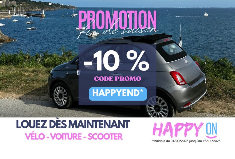 Location de vélos chez HAPPY ON Belle-Île-en-Mer