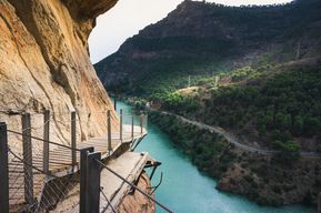Visite guidée du Caminito del Rey avec navette depuis El Chorro