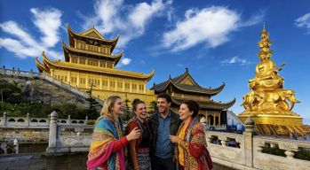 Visite privée de Chengdu au mont Emei avec déjeuner et téléphérique