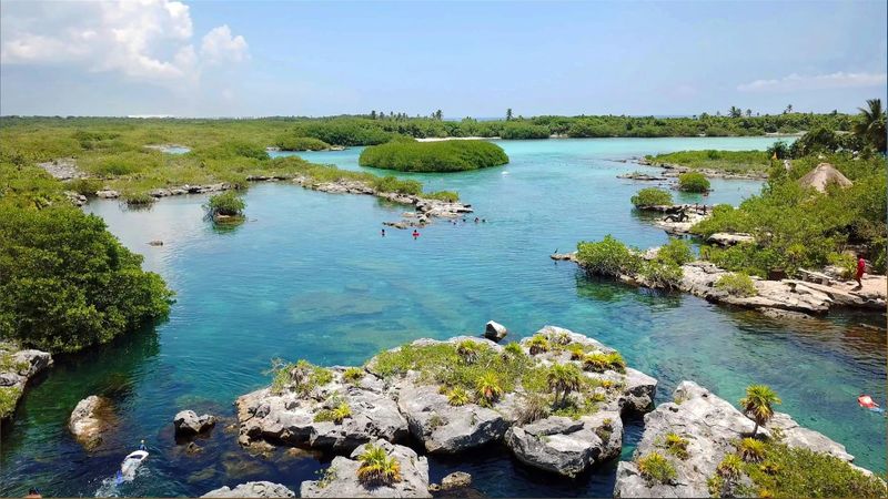 Excursion de plongée en apnée au lagon de Yal-Ku, à Aktun-Chen et au cénote de Pakal Nah