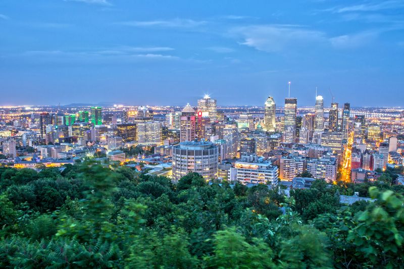 Visite nocturne panoramique de Montréal