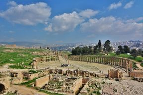 Visite de la ville d'Amman avec visite de la ville antique de Jerash