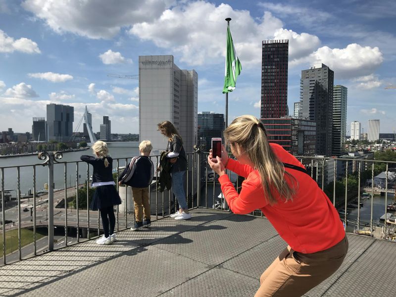 Visite privée de Markthal et visite du toit de Het Witte Huis