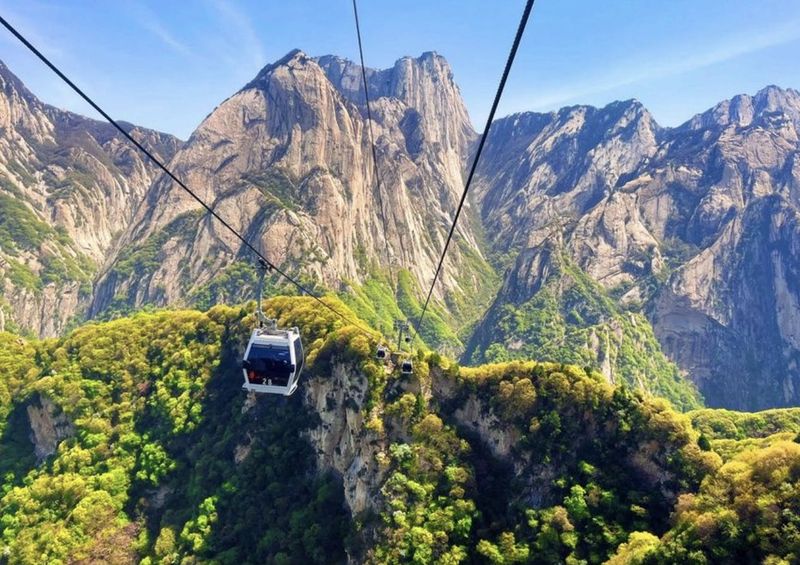 Excursion privée d'une journée au mont Hua avec téléphérique