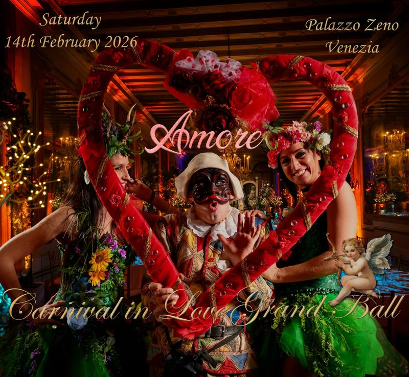 Billets pour le Grand Bal Amore du Carnaval amoureux avec dîner
