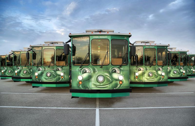 Tramway I-RIDE sur International Drive à Orlando