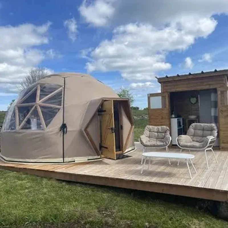 Nuit en Dôme dans les Monts d'Ardèche