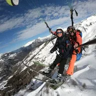 Baptême en Parapente à Ski à Valloire